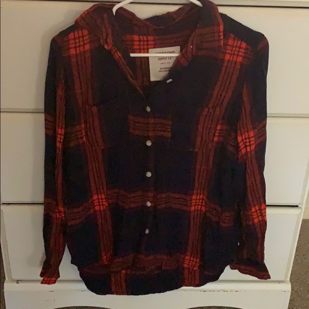 target blue, and red flannel.